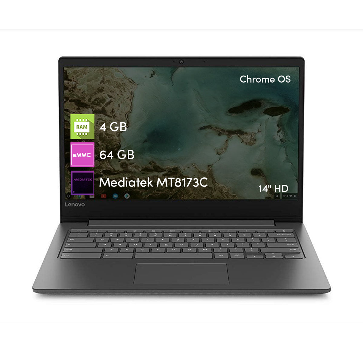 Notebook Chromebook Lenovo 4GB 32GB 14' HD Chrome Os– Mr Click Chile