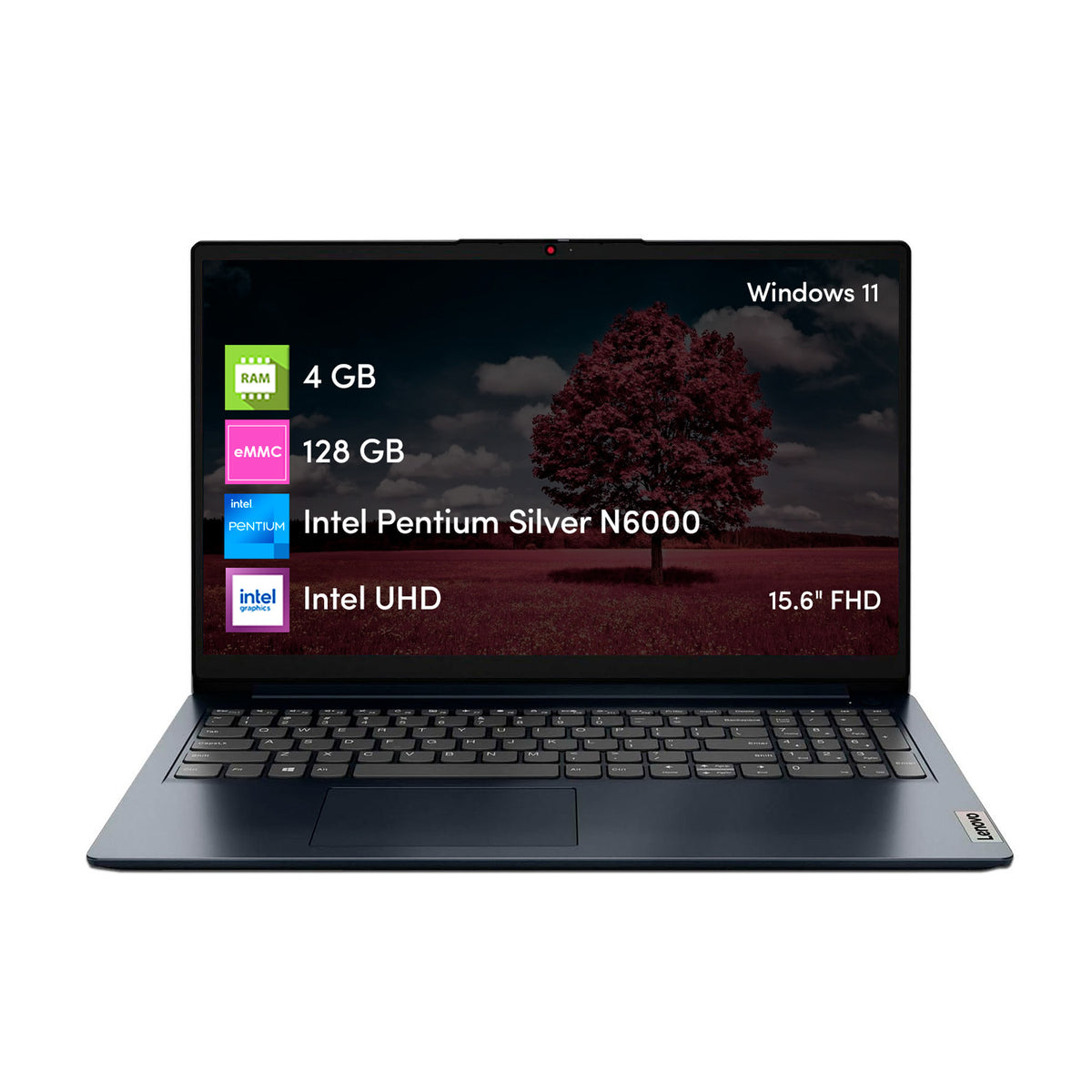 Notebook Lenovo Ideapad Pentium 4GB 128GB 15.6