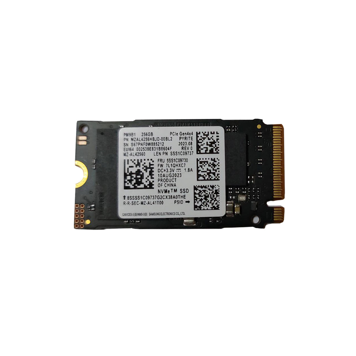 Disco Solido SSD Samsung 256GB PM9B1 PCIe NVMe M.2 2242– Mr Click