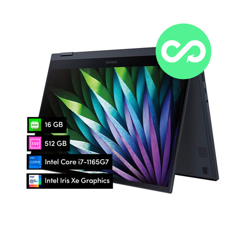 Notebook Samsung Galaxy Book Flex 2 en 1 Intel i7 16gb 512gb 13.3'