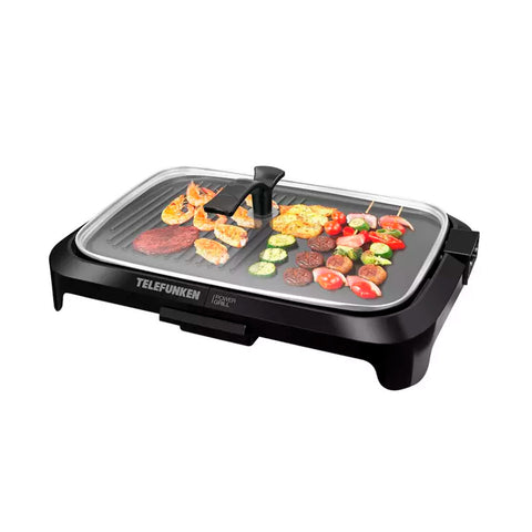 Parrilla Electrica Con Tapa Telefunken Power Grill 1600W