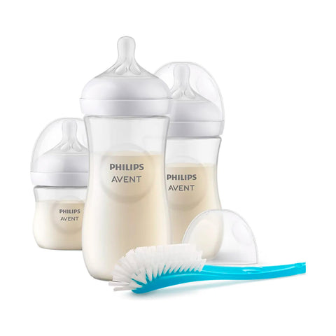 Set Mamaderas Avent SCD837 Natural 125-260-330ml + Cepillo