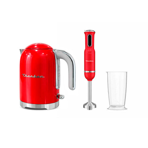 Kit Thorben Hervidor 1.7L + Minipimmer Retro Style