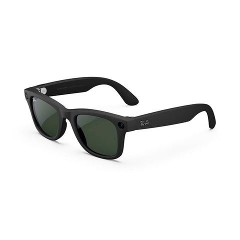 Lentes Inteligentes Ray-Ban Meta Wayfarer Gen 1 Matte Black Clear to Graphite Green Transitions