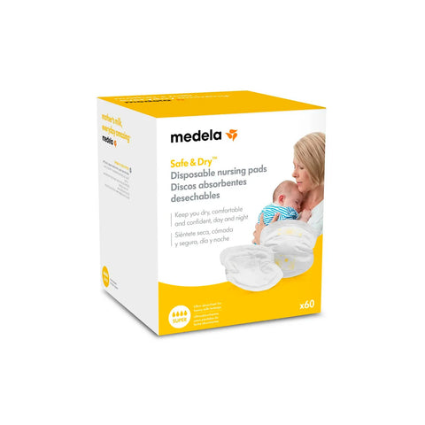 Discos Absorbentes de Leche Medela 60UN Blancos Desechable