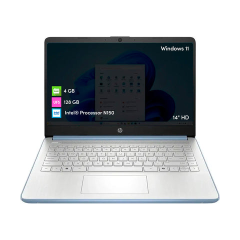 Notebook HP Intel N150 4GB 128GB 14" HD W11 Sky Blue