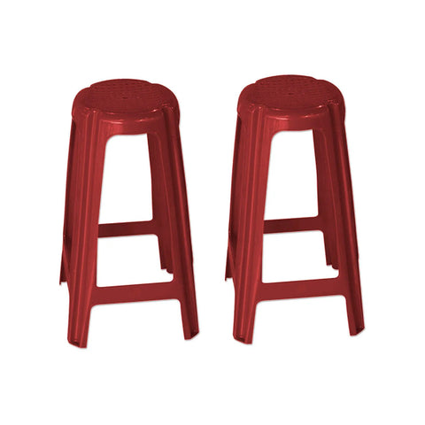 Pack 2 Banco Piso Bar Alto 70cm Cervecero