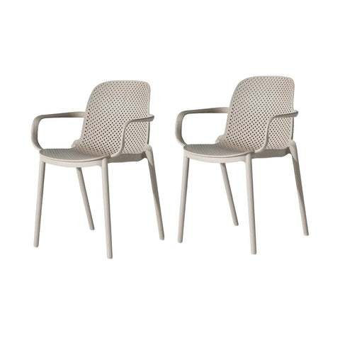 Pack 2 Sillas Comedor Art Berlin Con Brazos