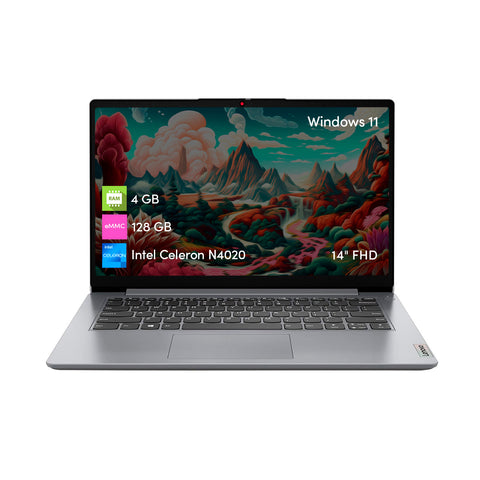 Notebook Lenovo Ideapad Celeron 4GB 128GB 14" FHD Win11