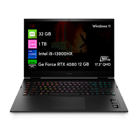 Notebook HP Omen 17 i9 13va 32GB 1TBSSD RTX4080 12GB 17.3"