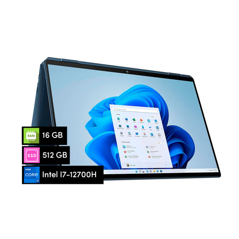Notebook HP Spectre X360 i7 12va 16GB 512GB SSD 16" 3K Táctil