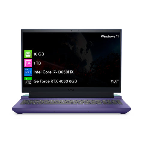 Notebook Gamer Dell G15 i7 16GB 1TB SSD RTX4060 15.6" FHD