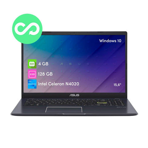 Notebook Asus Celeron 4GB 128GB SSD Win10 15.6" FHD