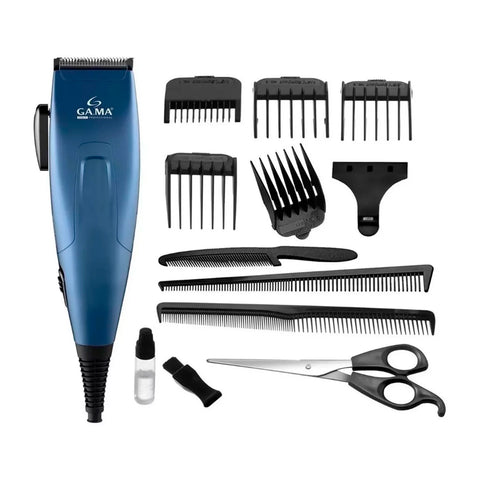 Cortadora de Pelo Gama Gm562 Magnético 13 Piezas Azul