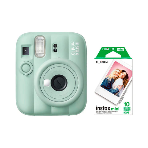 Kit Camara Instantanea Instax Mini 13 Verde + Film 10