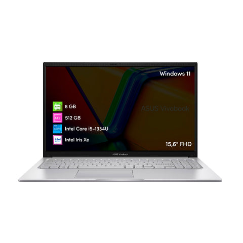 Notebook Asus Vivobook Core i5 8GB 512GB SSD 15.6 FHD W11