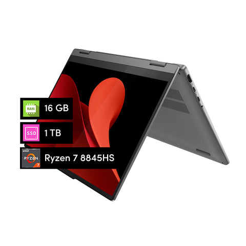 Notebook Lenovo Flex 2 en 1 Ryzen 7 16GB 1TB SSD 14 FHD Táctil