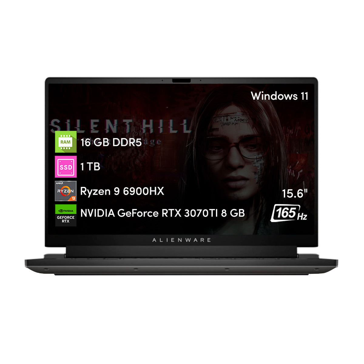 Dell Alienware M15 Ryzen 9 16GB 1TB SSD RTX3070TI 8GB 15.6