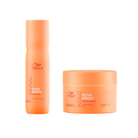 Kit Wella Nutri Enrich Shampoo 250ml + Mascara 150ml