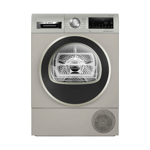 Secadora Frontal con Bomba de Calor Bosch Serie 6 9kg Gris WQG2450XCL