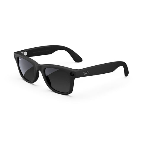Lentes Inteligentes Ray-Ban Meta Wayfarer Gen 1 Matte Black Polarizado Gradient Graphite
