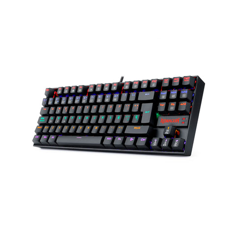 Teclado Gamer Redragon Kumara Black Mecanico Español Rainbow
