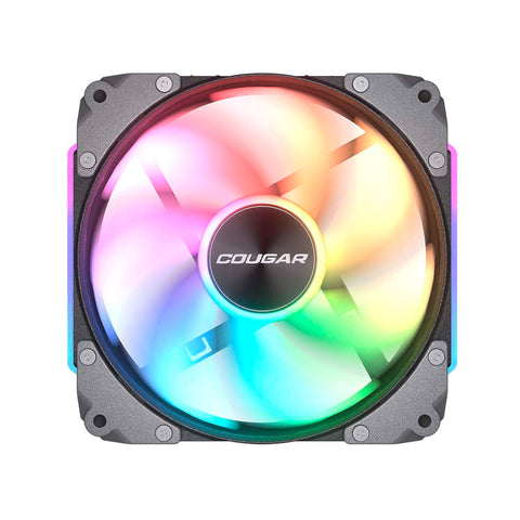 Kit 3 Ventiladores Cougar Apolar 120MM ARGB Black