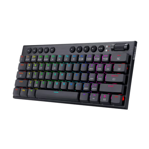 Teclado Gamer Redragon Horus Mini Wireless Inglés K632RGB-PRO Negro