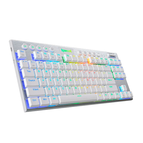 Teclado Gamer Redragon K621W Horus Tkl Wireless RGB Español Red Switch