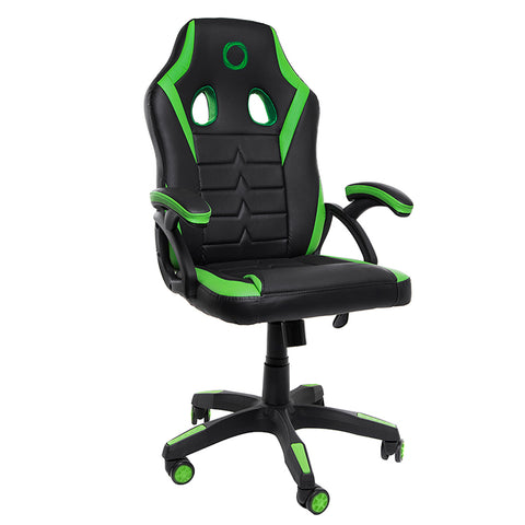 Silla Gamer Nibio Neon Reclinable Cuero PU Verde