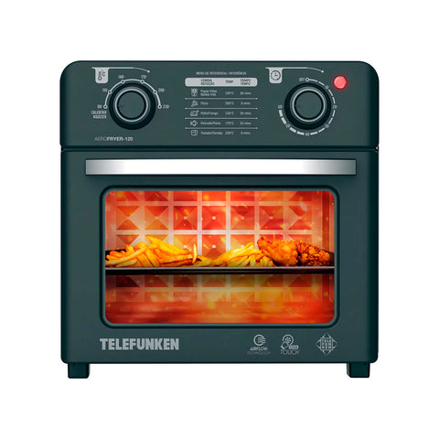 Horno Freidora de Aire Telefunken 12L Aerofryer 120