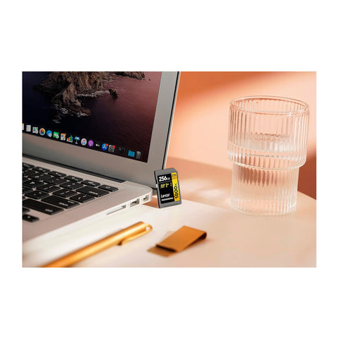 Tarjeta de Memoria Lexar 256GB 1800x SDXC UHS-II 280/250MBS V60 4K Gold