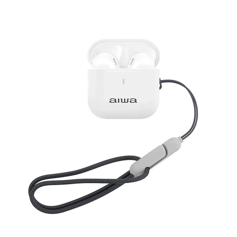 Audífonos Inalámbricos Aiwa Táctil Función Tws Aw-twsg100w Blanco