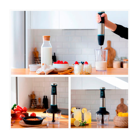 Batidora de Inmersión Cecotec Power TitanBlack 1200 XL Cream&Crush