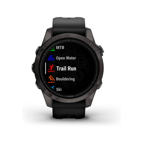 Reloj Garmin Epix Pro Gen 2 Sapphire 42mm Carbon Grey DLC Titanio Negro