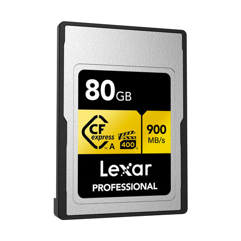 Tarjeta de Memoria Lexar CFexpress Tipo A 80GB Gold 900mb/s 8K