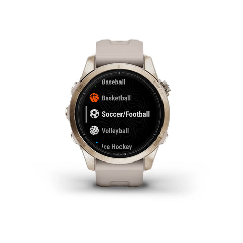 Reloj Garmin Epix Pro Gen 2 Sapphire 42mm Soft Gold Light Sand