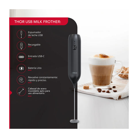Espumador de leche Thorben Usb Milk Frother