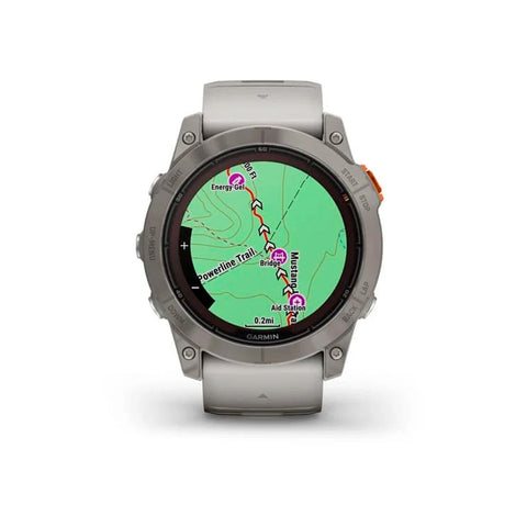 Reloj Garmin Fenix 7X Pro Sapph Sol Tit Gray Orange 51mm