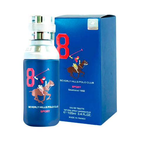 Perfume Beverly Hills Polo Club Sport Men 8 EDT 100ml Hombre