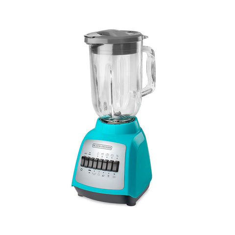 Licuadora Black+Decker BLBD210GT 1.25L Vidrio Azul 550W