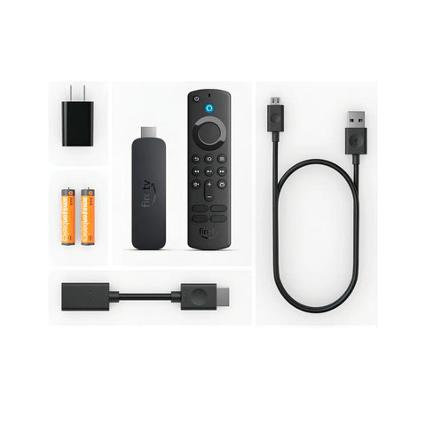 Dispositivo de Streaming Amazon Fire TV Stick 4K Wifi 6 Full HD Negro