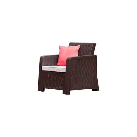 Set Terraza Ratan Cafe 4 Personas