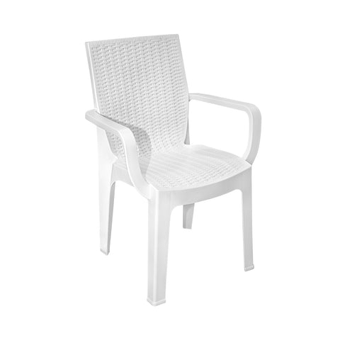 Silla Terraza Ratan Corsa Con Brazos