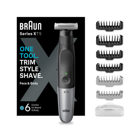 Recortadora de Barba Braun XT5200 BlkSpcGry BOX