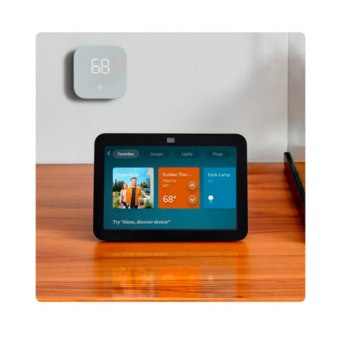 Asistente Amazon Echo Show 8 3ra Gen Charcoal 8" Alexa