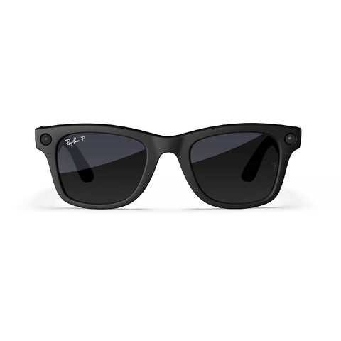 Lentes Inteligentes Ray-Ban Meta Wayfarer Gen 1 Matte Black Polarizado Gradient Graphite