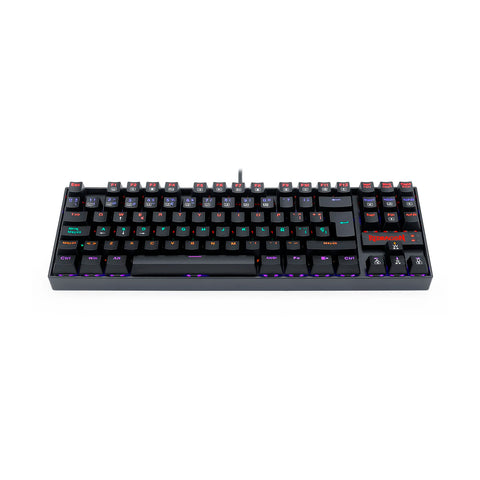 Teclado Gamer Redragon Kumara Black Mecanico Español Rainbow
