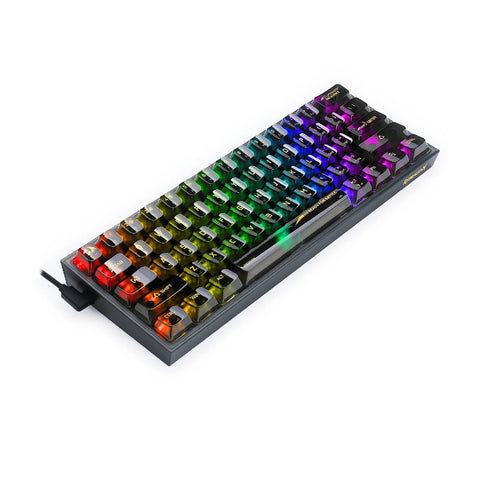 Teclado Gamer Redragon Fizz RGB K617CTB-RGB Negro Inglés