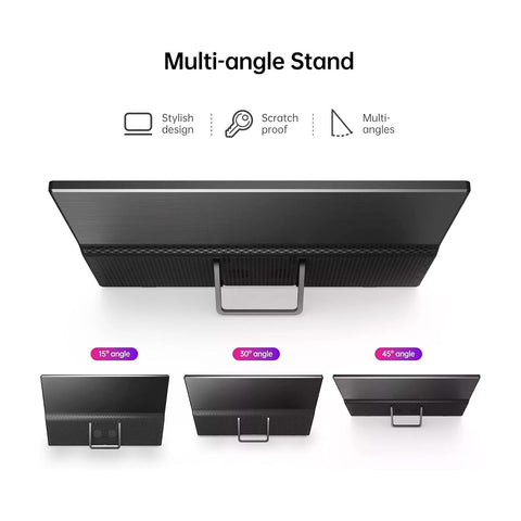 Monitor Portatil YXK 15.6' FHD USB-C HDMI Ultra Slim